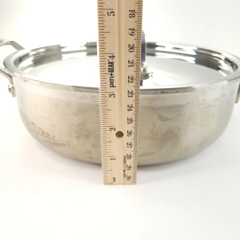 Cuisinart Multiclad Pro 3.5 Qt Stainless Steel Sauté Pan With Lid MCPS33-24HN